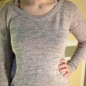 Sparkly purple sweater from American Eagle